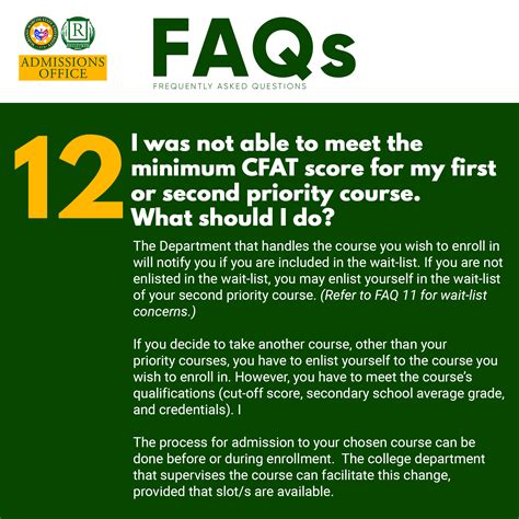 CFAT 2020 Frequently Asked Questions (FAQs).